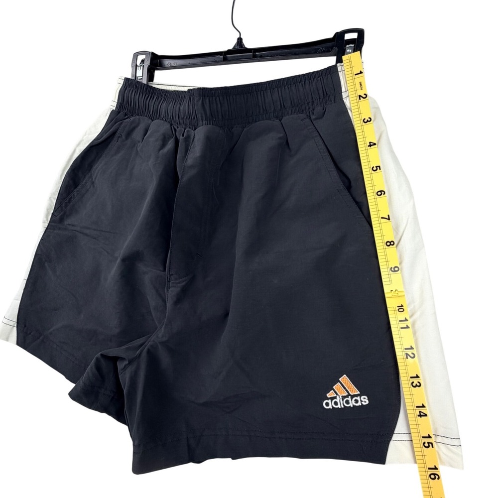 Vintage Adidas Ultimate Shorts Men 34 Black White Athletic Training 90s NWT - Picture 12 of 14